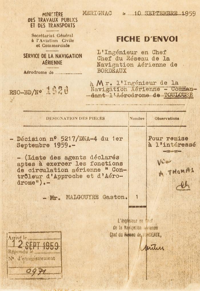 Aptitude à exercer les fonctions de contrôleur d'approche et d'aérodrome