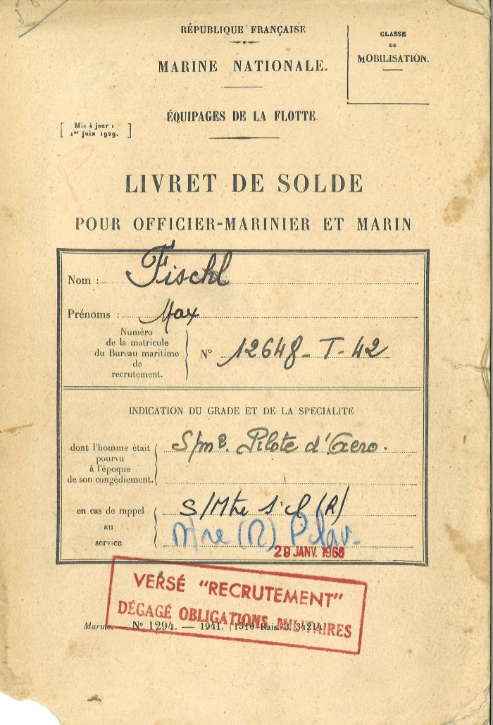 Livret de solde